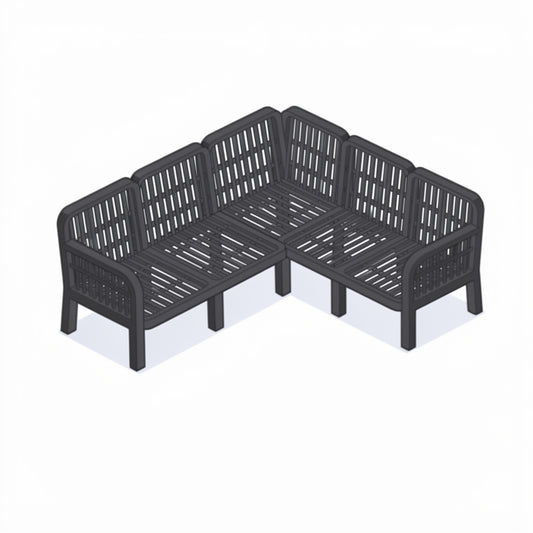 Rattan Corner Sofa / Garden Sofa