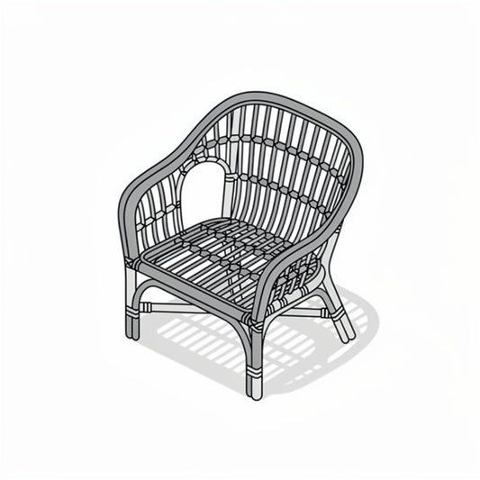 Rattan / Garden Chair (Armchair)