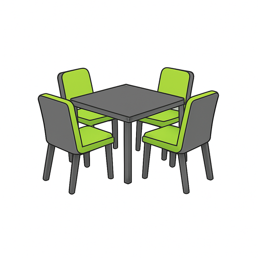 4 Seat Outdoor Garden Dining Set
