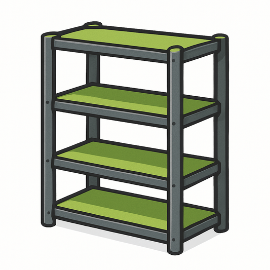 Metal Shelving Unit