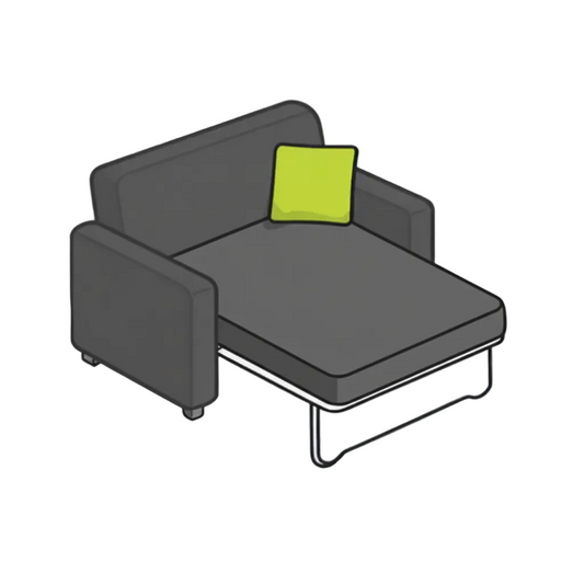 Sofa Bed Single (With Mattress)