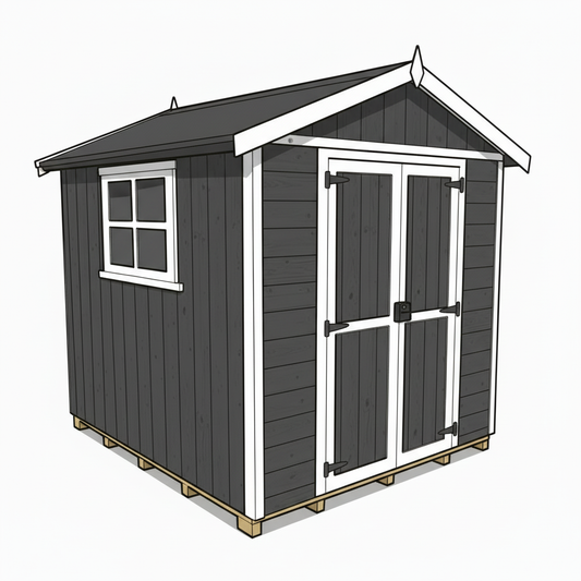 Wooden Shed 6 x 4