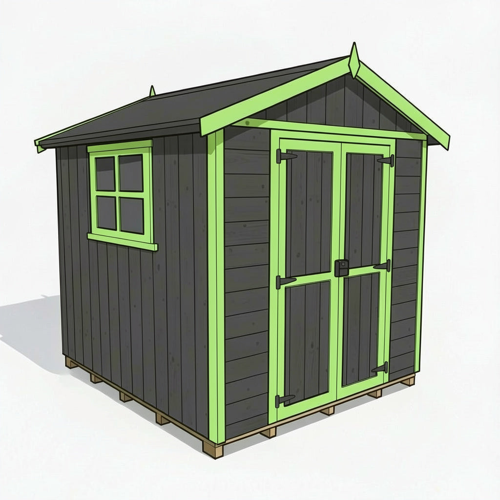 Wooden Shed 8 x 6